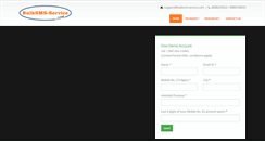 Desktop Screenshot of bulksms-service.com