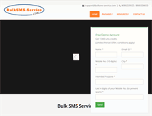 Tablet Screenshot of bulksms-service.com